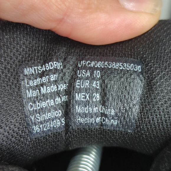 TredSafe O2 Air Oil Slip Resistant Black Leather Work Shoes Mens US 10 - Picture 6 of 8